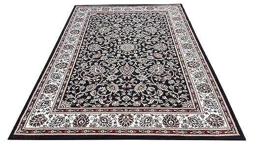 Handmade Silk Carpet - Black
