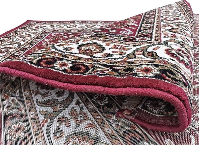 Handmade Silk Carpet - Burgundy