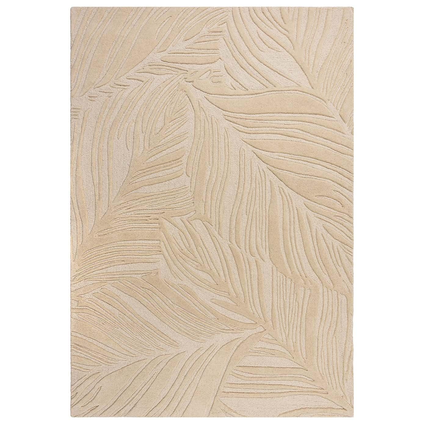 Hand Tufted - Light Beige Flower