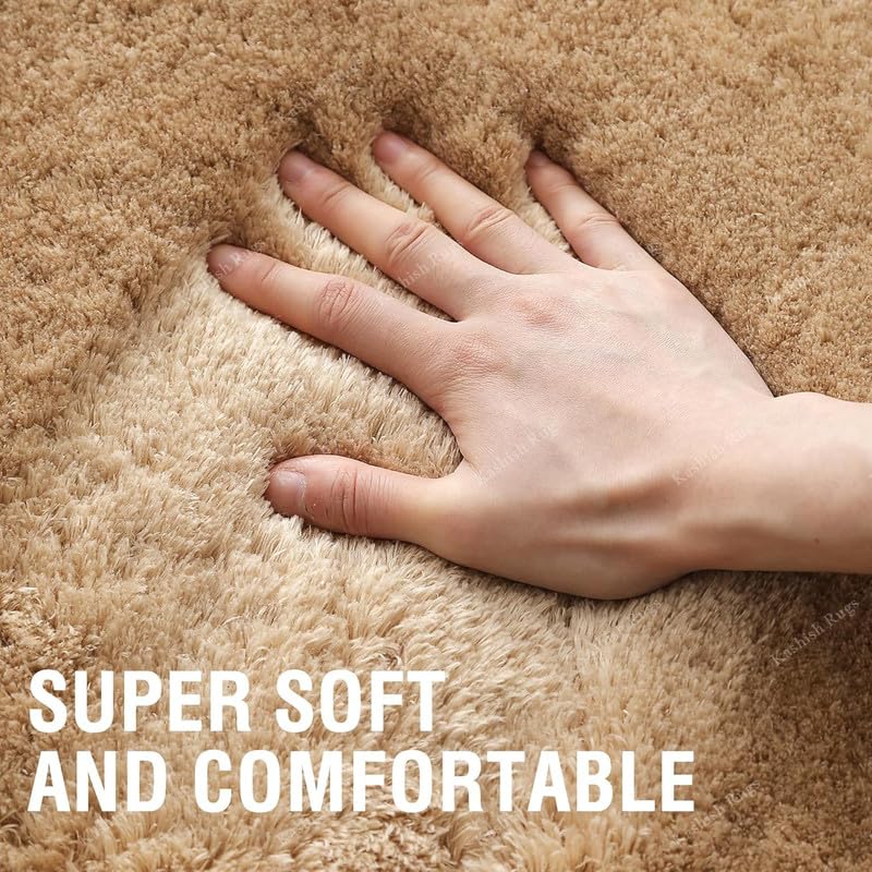 Modern Shaggy Carpet (Colour- Pure Beige)