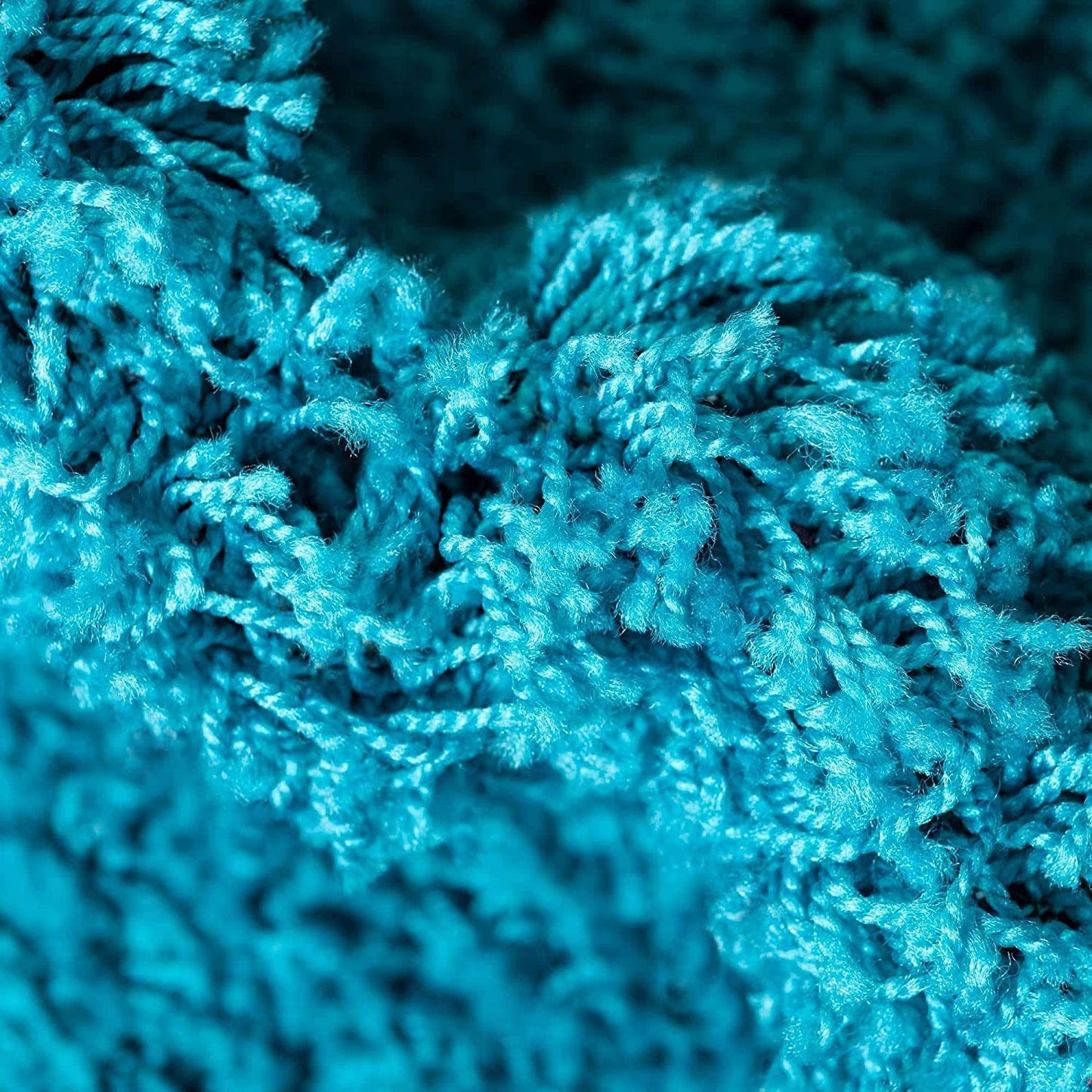 Modern Shaggy Carpet (Colour- Turquoise)