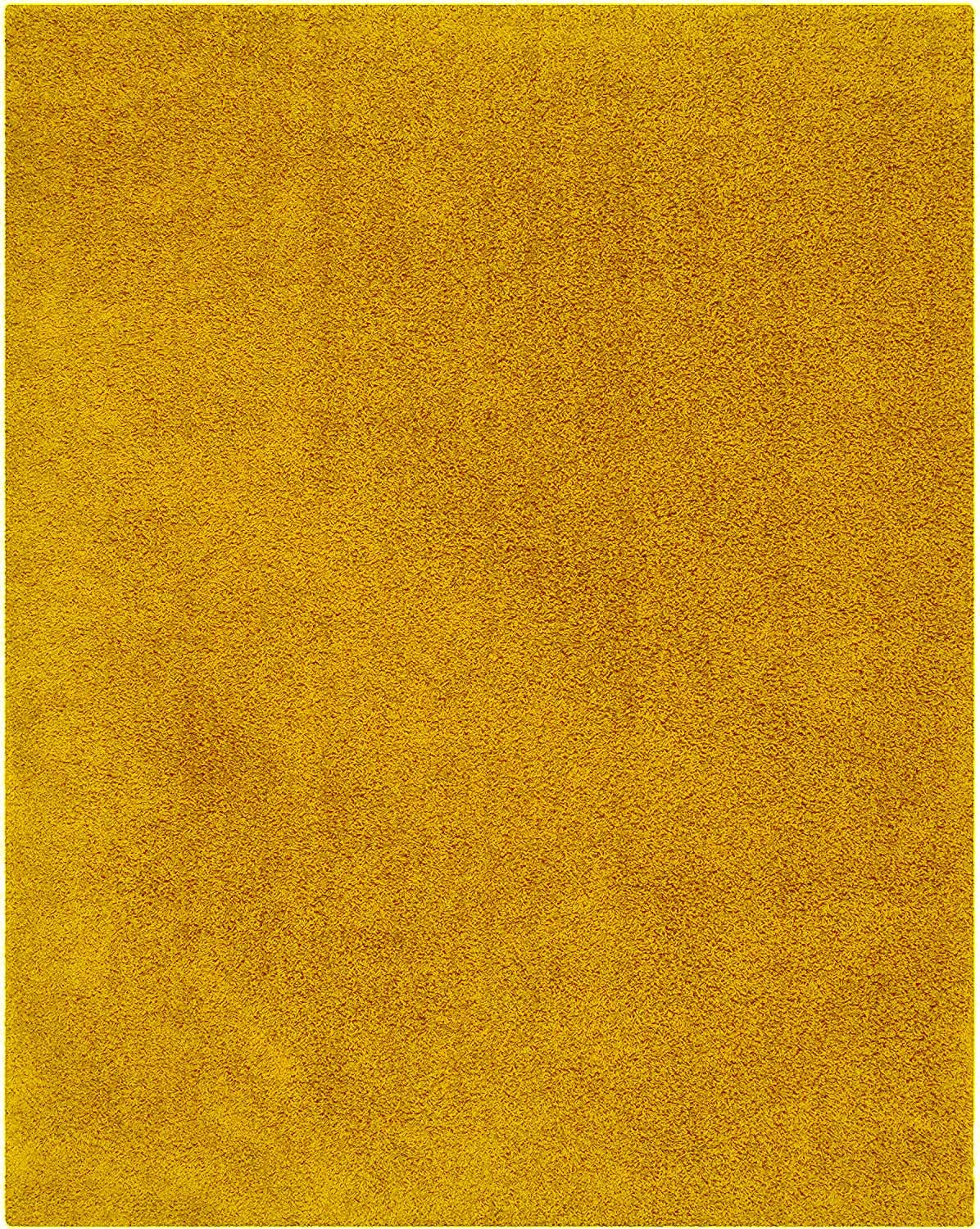 Modern Shaggy Carpet (Colour- Mustard)