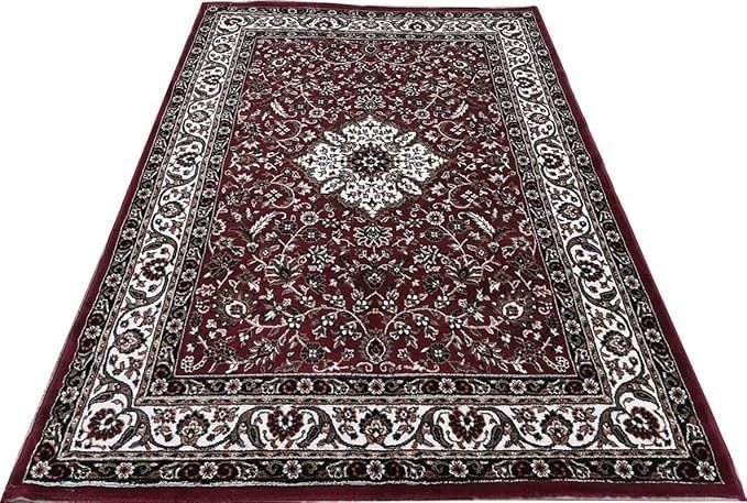 Handmade Silk Carpet - Burgundy