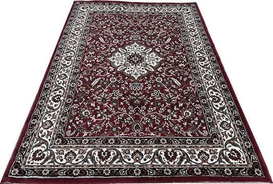 Handmade Silk Carpet - Burgundy