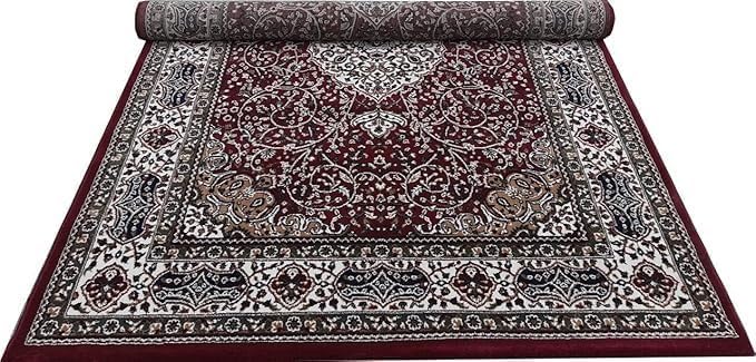 Handmade Silk Carpet - Burgundy II