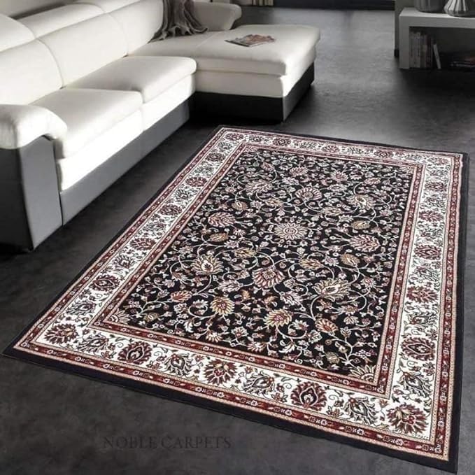 Handmade Silk Carpet - Black