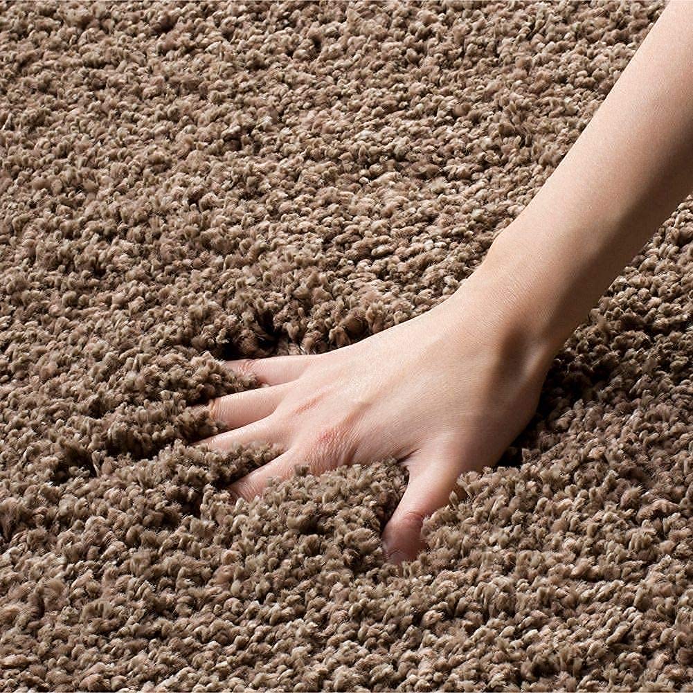 Modern Shaggy Carpet (Colour- Dark Brown)