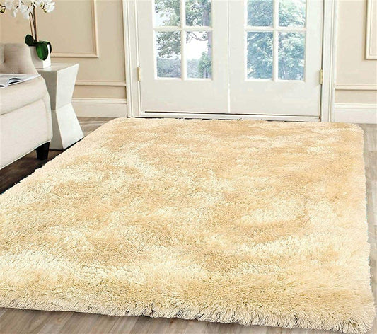 Modern Shaggy Carpet (Colour- Gold)