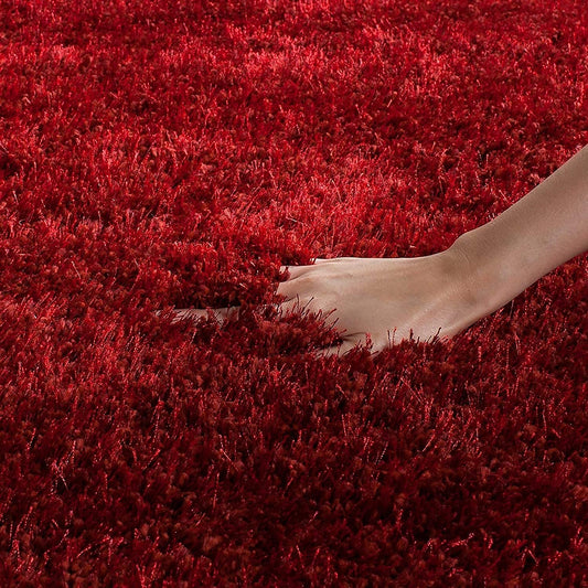 Modern Shaggy Carpet (Colour- Maroon)