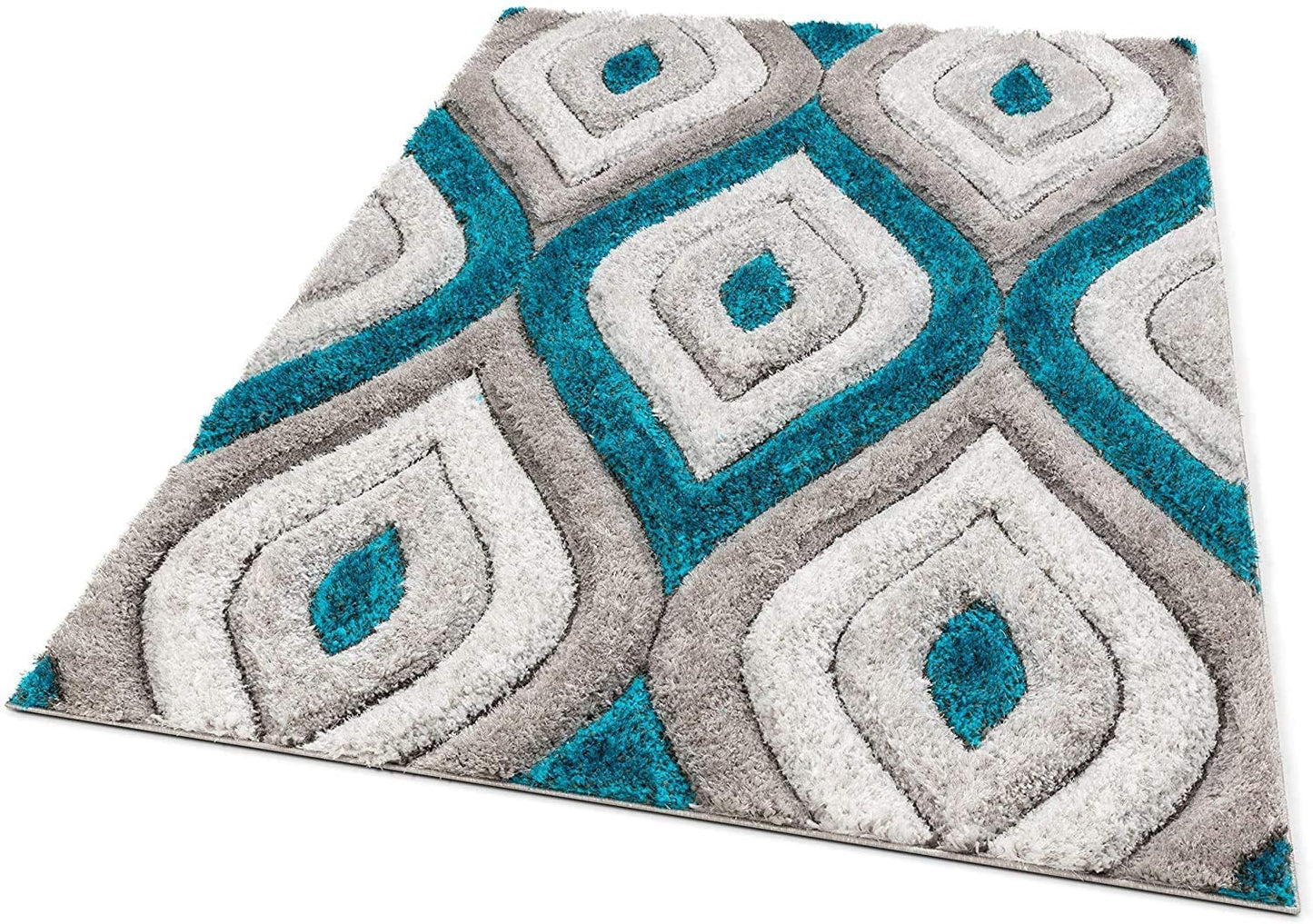 Modern Shaggy Carpet (Decor (Colour- Brown)