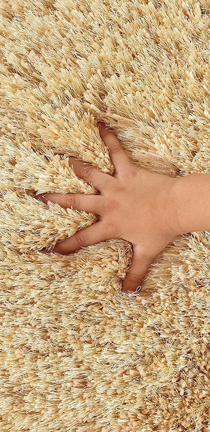 Modern Shaggy Carpet (Colour- Mush Ivo Grey Cross)