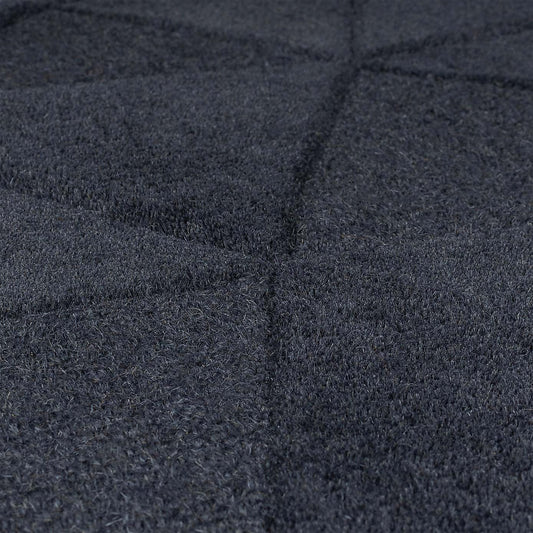Hand Tufted - Triangle Charcoal