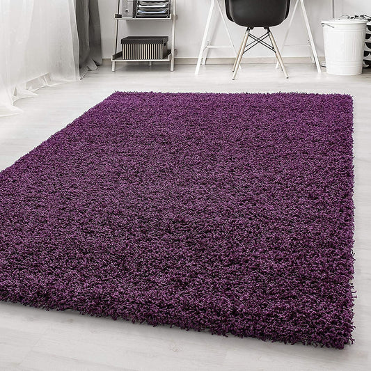 Modern Shaggy Carpet (Colour- Purple)