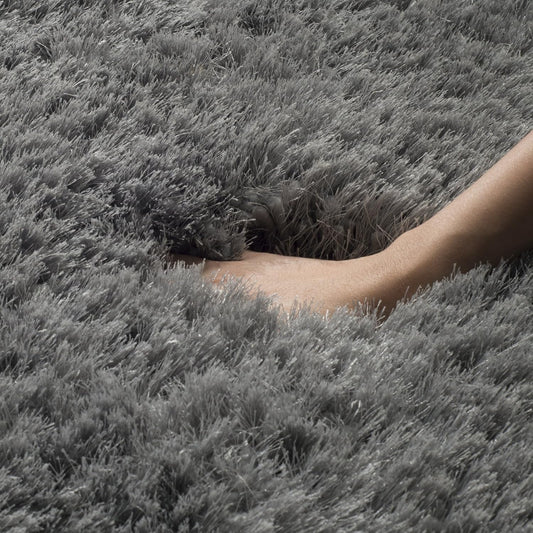 Modern Shaggy Carpet (Colour- Pure Grey)
